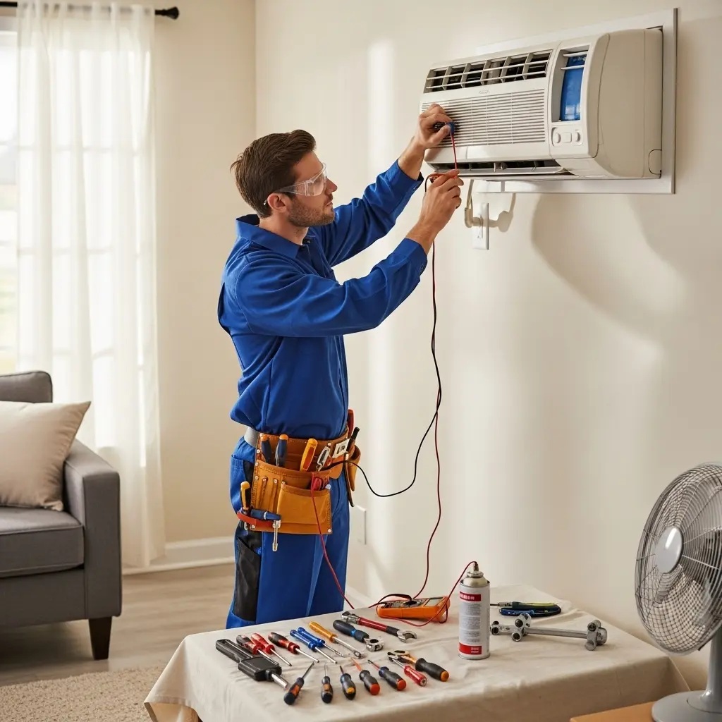 Kızılcahamam York York klima gaz dolumu ve bakım – Enerji verimliliği artırıldı. - Teknik servis örneği